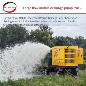 Diesel Self-priming Pump Truck for Drought Resistance, Flood Drainage, Flood Control and Emergency Rescue, Agricultural Irrigation, Mobile Pump Truck, and Municipal Emergency Drainage Pump thumbnail-1