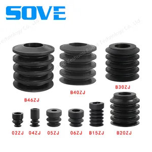 ZP2-02~46ZJ Silicone/Rubber Vacuum Cup SMC Brand Perfect Alternative Product Long Stroke Non-Deform for Electronic and Food Packaging Suction thumbnail-3