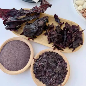 Premium Quality Dulse Seaweed Red Dulse Palmaria Palmata Flakes and Powder for Culinary Use and Food Supplement - Natural Iodine and Iron Source thumbnail-1