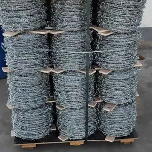 Hot Dipped Galvanized Barbed Wire Fence Roll - 200m Length per Roll thumbnail-5