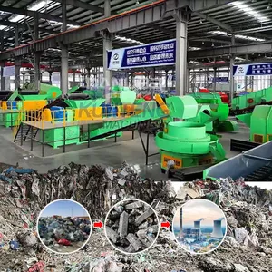 Fuel Rod Equipment Rdf Fuel Briquetting Machine MSW Shredding and RDF Briquette Production Line thumbnail-1