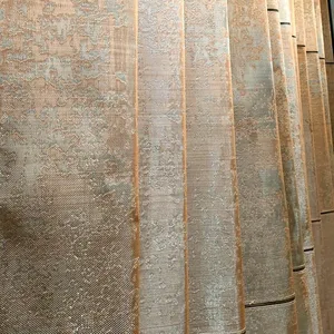 Decorative Laminated Glass Interlayer: Bronze-coated Copper Wire Mesh thumbnail-1