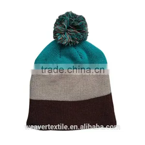 Custom Mixed Color Winter Warm Knitted Beanie Hats thumbnail-1
