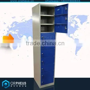 OEM Steel School Lockers Office Furniture Metal Locker Cellphone Locker Charging Station Cabinet thumbnail-1