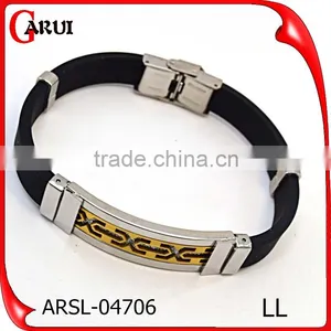 Cheap Custom Silicone Bracelet Rubber Wrist Band Silicone Bracelet thumbnail-5