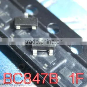 BC847B BC847 1FW Triode NPNThe Transistor 0.1A 45V SOT-23 thumbnail-1
