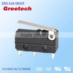Types of Sealed Subminiature Electric Snap Action Micro Switches With Lever thumbnail-1