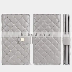 Good Quality PU With Embroidery Design Mobile Phone Case/Booklet For IPhone 6/6plus thumbnail-1