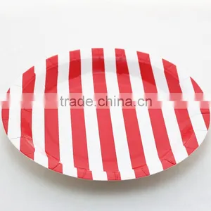 Birthday Products Supplies 7 Inch Mix Pattern Round Paper Plates thumbnail-1