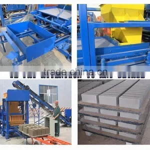 QT 4-25 Automatic Dirt Brick Making Machine,Automatic Earth Building Block Making Machine thumbnail-6