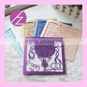 Most Popular Lover and Ballon Style Custom Names and Size on Wedding Invitation Card Can Have RSVP Printing Invite Card thumbnail-6