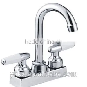 4" Chrome Plastic Bathroom ABS Faucet thumbnail-4