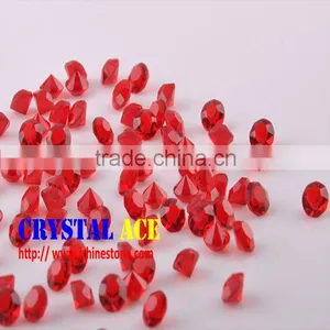 China Machine Cut Crystal Point Back Rhinestones , Loose Pointed Back Strass for Decoration thumbnail-1