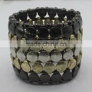 Metal Bangles Mix Color Bangle Bracelet Vintage Bracelet Hammer Bracelet thumbnail-1