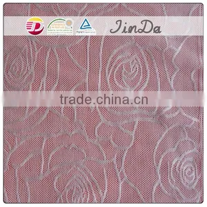 Fashionable White Nylon Tulle Lace for Women Dress thumbnail-3
