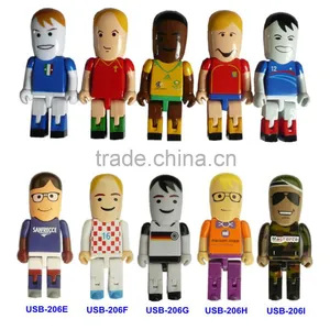 Plastic Funny Variety Mankind Shape USB Flash Drive ( USB-206 ) thumbnail-2