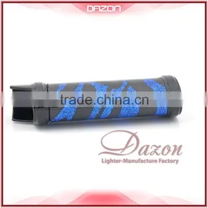 2015 New Metal Blue-Leather Lighter Case For BIC Custom thumbnail-2