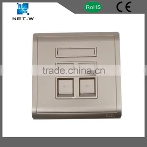 RJ45 Keystone 4 Port Faceplate Electric Faceplate Rj45 thumbnail-2