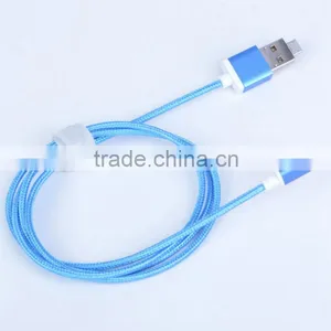 New Arrival Aluminium Alloy USB Data Cable for Mirco Usb Otg Cable / Braided Usb Charging Cable thumbnail-1