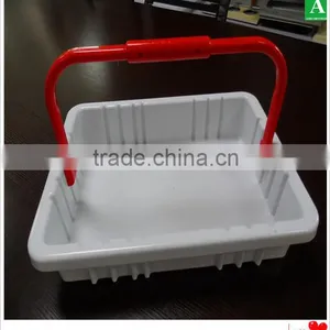White ps Plastic Vacuum Forming Thick Custom Serving Handle Tray thumbnail-2