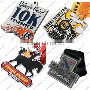 High Quality and Price Zinc Alloy Gold Silver Bronze Souvenir Blank Metal Medal thumbnail-6
