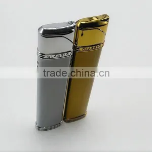 Portable Designer Cigarette Gold Lighter thumbnail-4