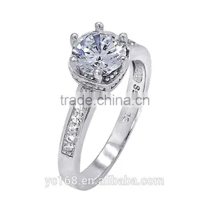 2016 Fashion Jewelry Ring Type 925 Sterling Silver Italian Design Ring Wholesale Wedding Accessories thumbnail-2