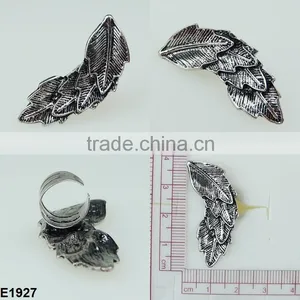 Direct Manufacturer Classic Ancient Silver Cuff Earring E1927 thumbnail-2