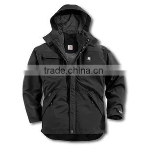 100% Cotton Heavy Weight Safety Wholesale Windproof High Visibility Reflective Mens Bomber Jacket thumbnail-1
