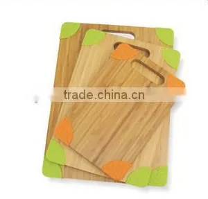 Non - Slip Chopping Block,Healthy 3-piece Bamboo Cutting Board Bamboo Cutting Boards Bamboo Chopping Blocks thumbnail-1