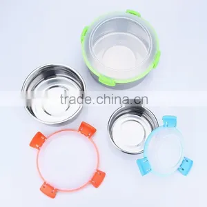 Lock Lock Stainless Steel Take Out Food Container Soup Bowl With Lid thumbnail-3