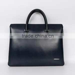 2015 Men's Genuine Leather Handbag Brown Briefcase Laptop Shoulder Messenger Bag, Original Manufacturer thumbnail-3