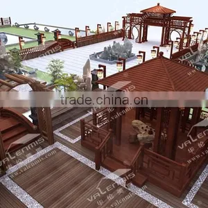 New Design Outdoor Aluminum Alloy Pavilion/gazebo for Sale thumbnail-4