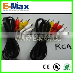 1.2m/4ft Triple 3 RGA Audio Video AV Cable thumbnail-3
