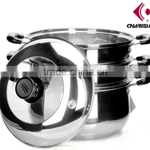 Hot Sale 3-layers Food Steamer Kitchenware thumbnail-3