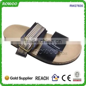 Latest New Collection White PU Cork Slippers for Men thumbnail-2