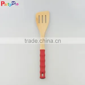 2016 Hot Sale Bamboo Kitchen Utensils With Silicone Handles thumbnail-1