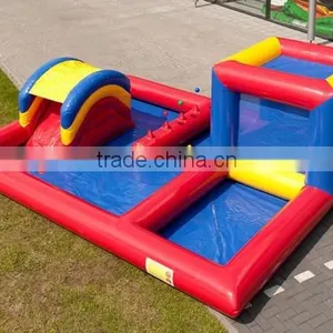 Mini Inflatable Kids Playzone Inflatable Balls Pool With Slide thumbnail-2
