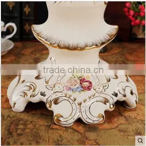 European Style Modern Interior Decoration Ceramic Vases for Hotel Deco thumbnail-2