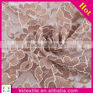 New Arrival China Supplier Guipure Lace Fabric With 100% Nylon Mesh Fabric thumbnail-1