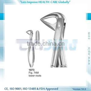 Extraction Forceps, Lower Roots, Fig 74M, Periodontal Oral Surgery thumbnail-1