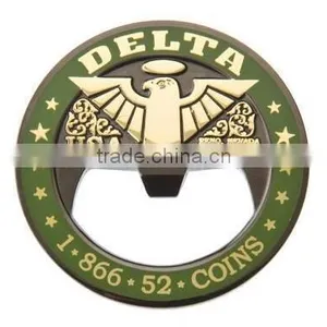 Custom Delta Air Line Logo Beer Opener Fridge Magnet Bottle Opener thumbnail-1