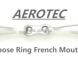 Equestrian Product Loose Ring French Mouth Horse Bits thumbnail-1