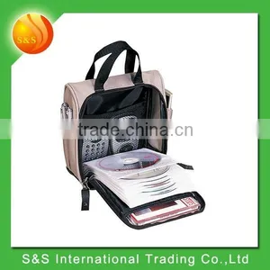 Polyester Travel Cute cd Dvd Case With Carry Handle thumbnail-2