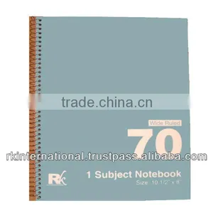 70 Sheet Subject Notebook thumbnail-1