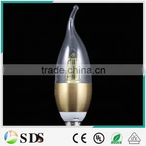 LED Candle Bulb 4w E14 Led Candle Light 3014SMD Warm White LED Candle Bulb Light thumbnail-1