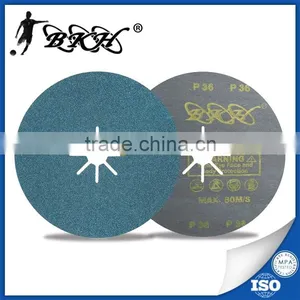 7" 180x22mm Zirconia Alumina Sanding Disc For Steel thumbnail-1