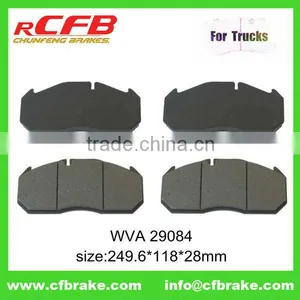 Ceramic Brake Pad WVA29084 for BENZ O 340,350,404,TOURISMO 95,RENAULT MAN thumbnail-1