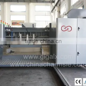 GIGA LX-608CN Full Computerized High Speed Flexo Carton Box Making Machine Online With Folder Gluer thumbnail-5