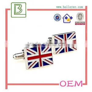 Personalised Cufflinks Initials With Emerald thumbnail-1